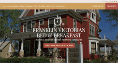 Desktop Screenshot of franklinvictorianbb.com